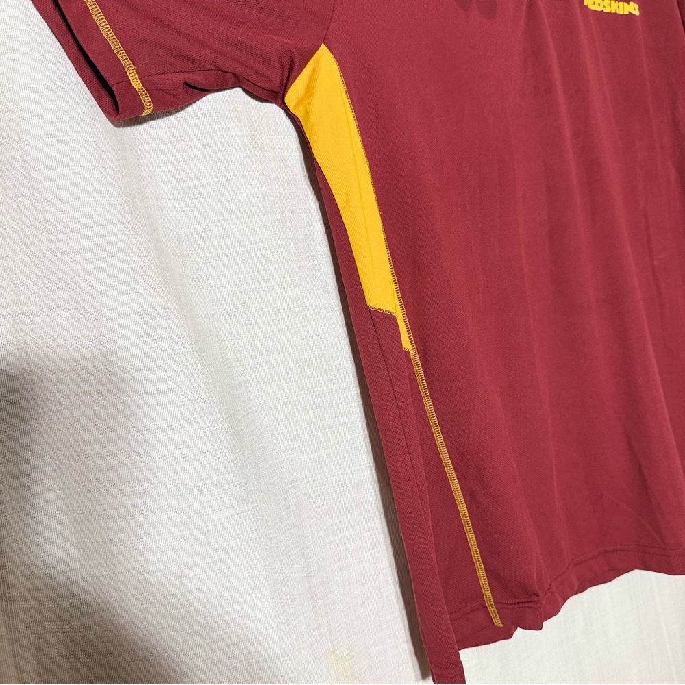 Washington Redskins Polo Shirt 2XL TX3 Cool Maroon & Gold - Picture 3 of 6